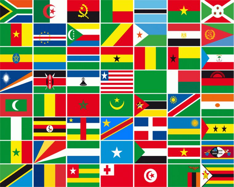 Combien De Pays Y-A-T-Il En Afrique concernant Tous Les Drapeaux Du Monde