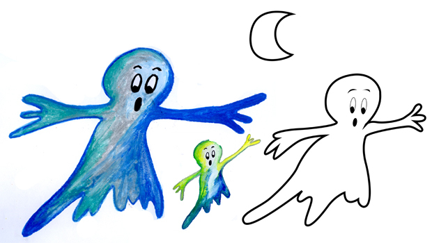 Comment Dessiner Un Fantôme – Les Carnets De Céleste tout Dessin De Tank Facile