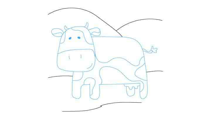 Comment Dessiner Une Vache – Dessein De Dessin concernant Comment Dessiner  Une Brebis