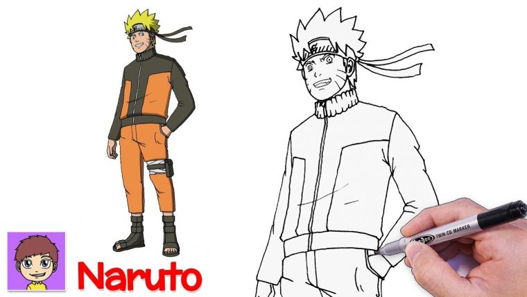 Como Dibujar A Naruto Paso A Paso – Naruto Shippuden à Dibujo De Naruto En Ligne