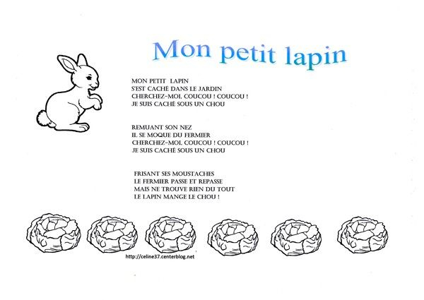 Comptine Mon Petit Lapin avec Mon Petit Lapin Coloriage Jardin Comptine Mon Petit Lapin avec Mon Petit Lapin Coloriage Jardin