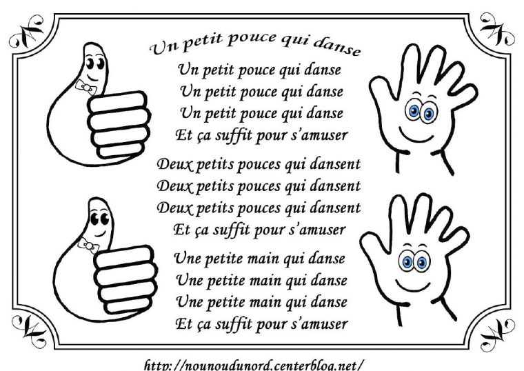 Comptine Un Petit Pouce Qui Danse.pdf – Fichiers Partagés destiné Coloriage Jean Petit Qui Danse