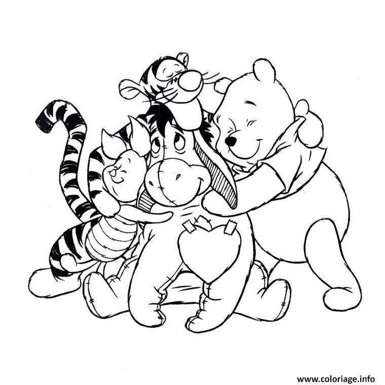 Coolest Coloriage Winnie L Ourson À Imprimer | Disney encequiconcerne Dessin Winnie Facile