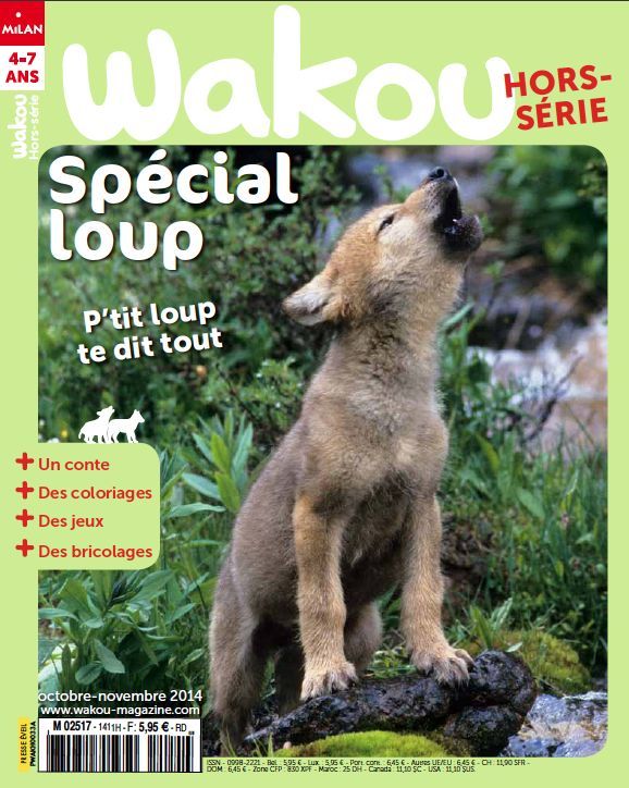 Couverture Hors-Série Loups (Nov 2014). #Loups | Loup tout Wakou Dessin