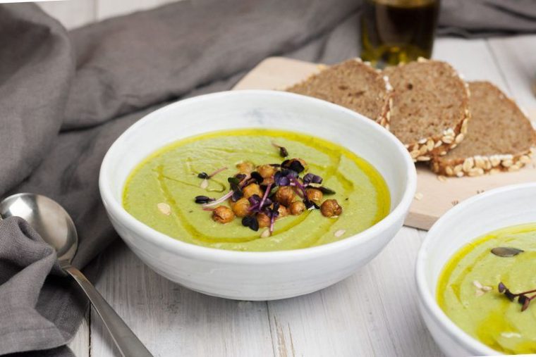 Cremige Brokkoli-Lauch-Suppe (Vegan, Gf) – Mangold pour Brokkoli-Curry-Suppe Oder Broccoli-Curry-Suppe