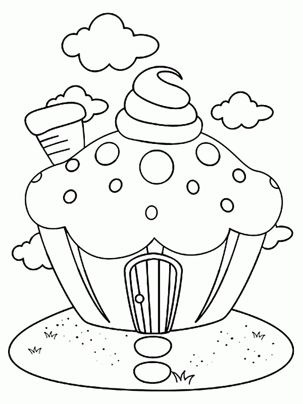 Cupcake-Coloriage-Basic3 | Coloriage Ninjago, Coloriage serapportantà Dessin De Cupcake A Imprimer