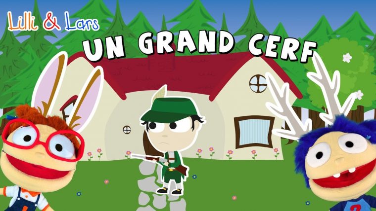 Dans Sa Maison Un Grand Cerf Comptine – Chanson Pour Les tout Dans Sa Maison Un Grand Cerf Coloriage