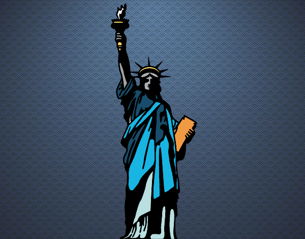 Dessin De La Statue De La Liberté Colorie Par Membre Non dedans Desin De Statue De La Liberte