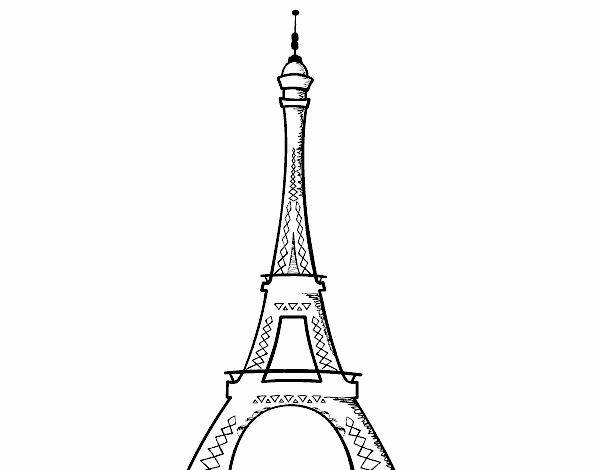 Dessin De La Tour Eiffel Colorie Par Membre Non Inscrit Le destiné Dessin De La Tour Eiffel