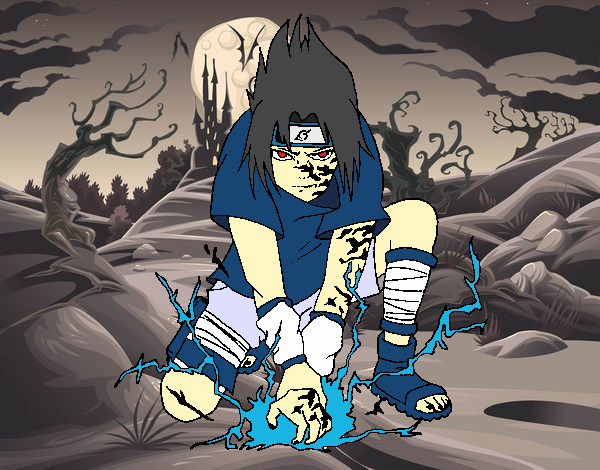 Dessin De Sasuke Colorie Par Membre Non Inscrit Le 12 De destiné Sasuke Dessin Facile