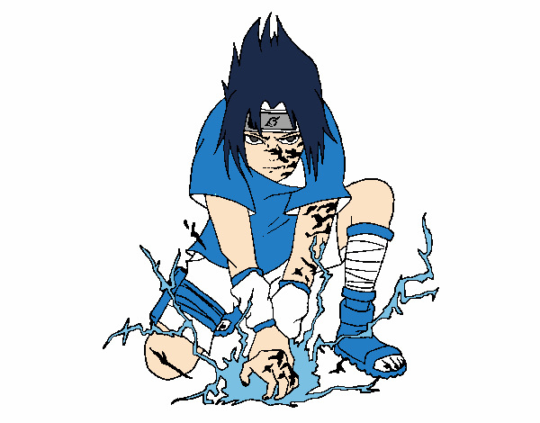 Dessin De Sasuke Colorie Par Membre Non Inscrit Le 19 De dedans Sasuke Desin Facile