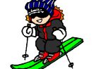 Dessin Enfant Ski / Coloriages Et Jeux De Ski concernant Coloriage Ski De Fond