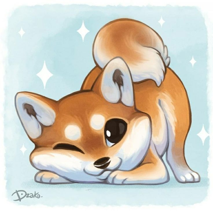 Dessin Shiba Inu | Dibujos De Animales, Dibujos Bonitos intérieur Coloriage Personnages Et Animaux Kawaii