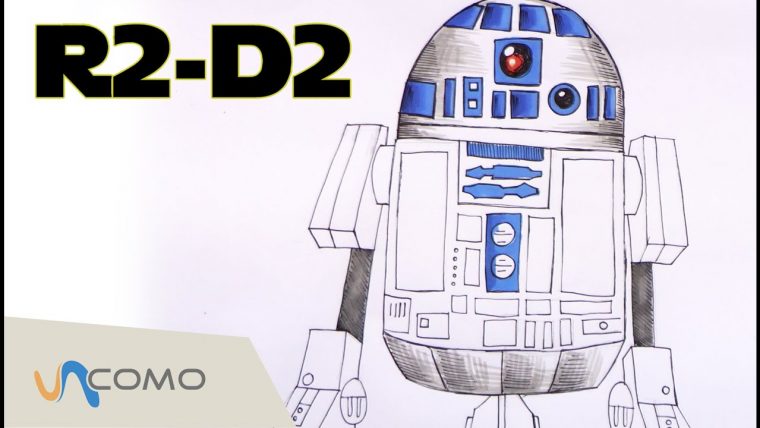 Dibujar A R2-D2 De Manera Fácil – Dibujos De Star Wars encequiconcerne Coloriage De R2 D2