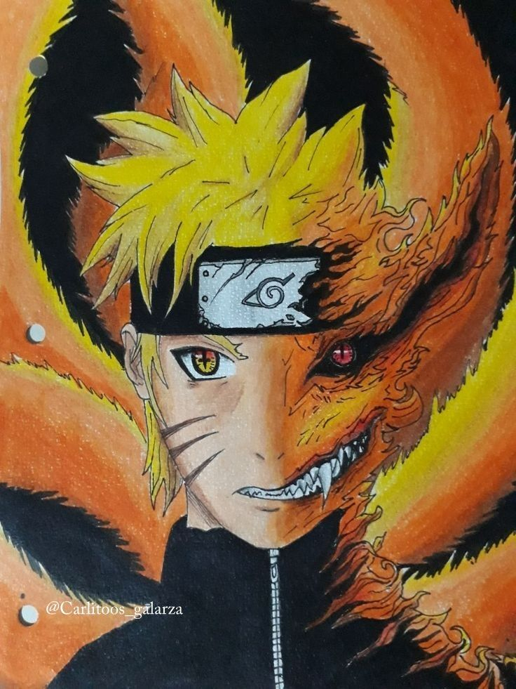 Dibujo De Naruto Y Kurama | Anime, Naruto, Art dedans Dibujo De Naruto En Ligne