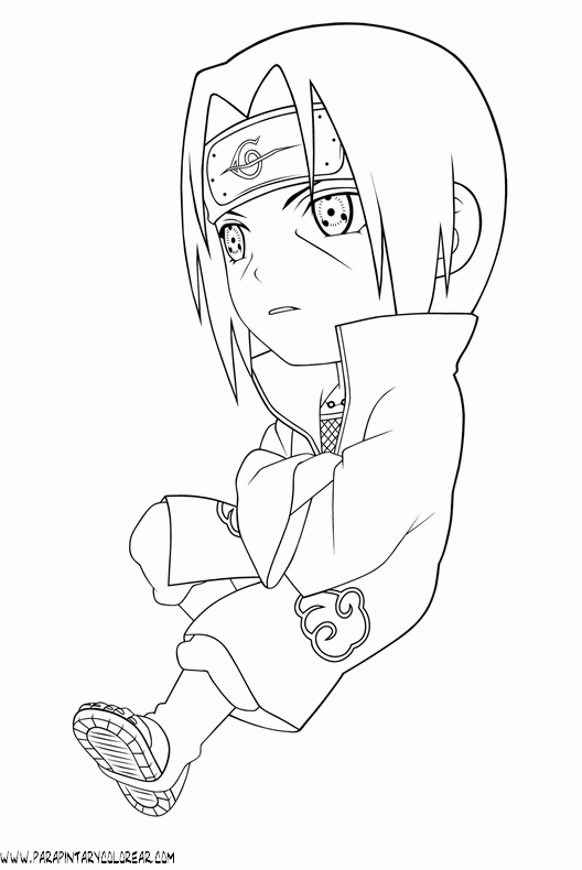 Dibujos-Para-Colorear-De-Naruto-031 destiné Coloriage Deidara