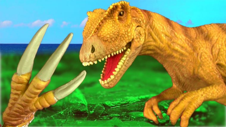 Dinosaur Fight Allosaurus Vs Therizinosaurus Battle T Rex concernant Dinasour Vs Tyrex