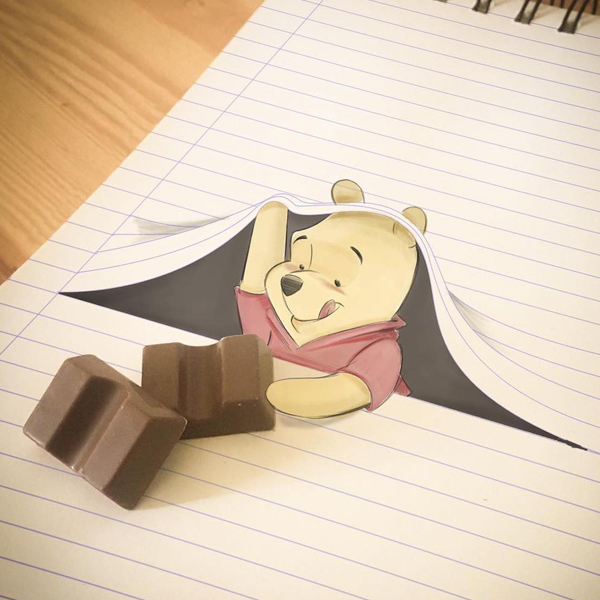 Disney : Il Dessine Et Joue Avec Les Lignes Des Cahiers intérieur Dessin  Pour Les Mamans Manga Anivaiser