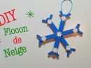 Diy Déco Noel Flocon De Neige Avec Bâton De Glace - destiné Etoile Fait De Petit Batons