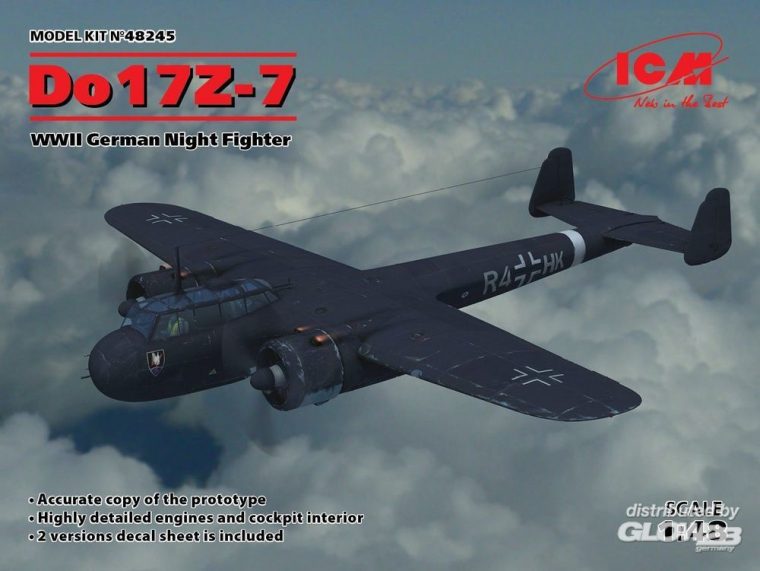 Do 17Z-7, Wwii German Night Fighter In 1:48 [3318245 à Glow2B Germany