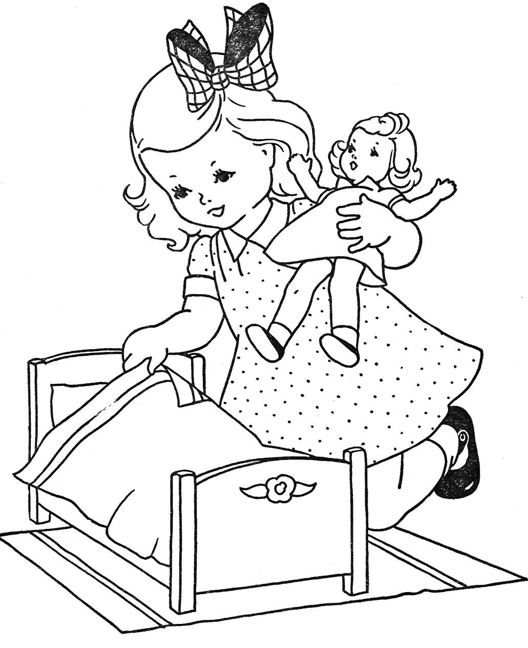 Doll Coloring Pages - Best Coloring Pages For Kids tout Greatestcoloringbook