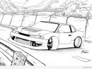 Drift Car Drawing At Getdrawings | Free Download pour Nissan Silvia Dessin