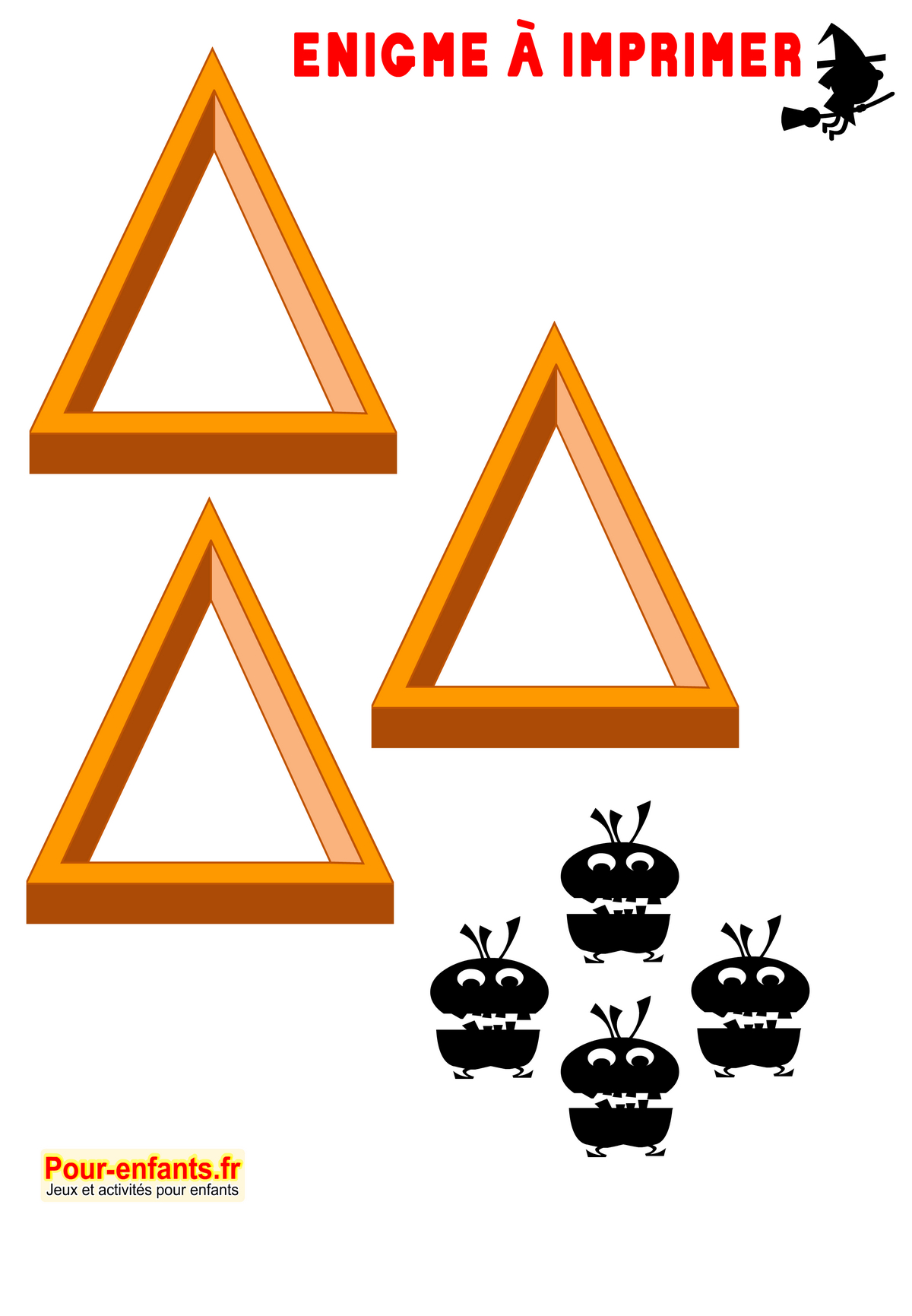 Enigmes Jeux À Imprimer Halloween Énigme Facile Jeu dedans 10 Jeux Pour Simuler Ton Intelligence