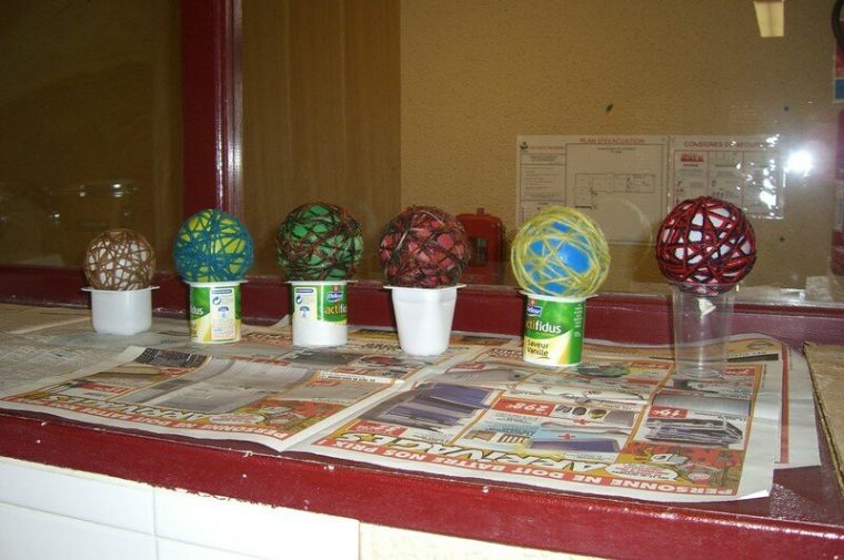 Fabrication D'Une Boule De Noël – Cm1/Cm2 Mme Raymond pour Bricolage Noel Cm1