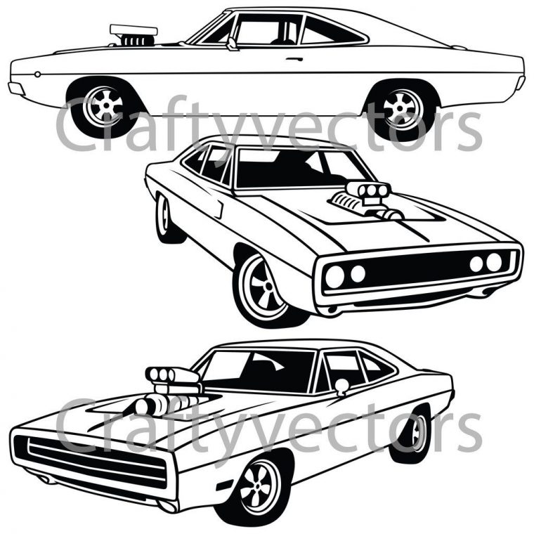 Fast And Furious Muscle Car Coloring Pages – Wickedgoodcause dedans Coloriage De Fast And Furious