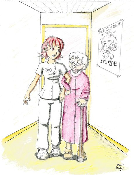 Fière De Mon Métier – Soskuld, La Vie D'Une Aide-Soignante pour Dessin D Une Matmonde Photocopieurs