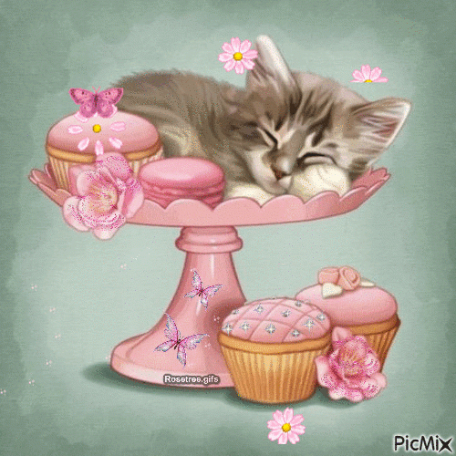 Fleurs | Kitten Images, Cute Cats, Cats Illustration avec Rois Mages Kawaii