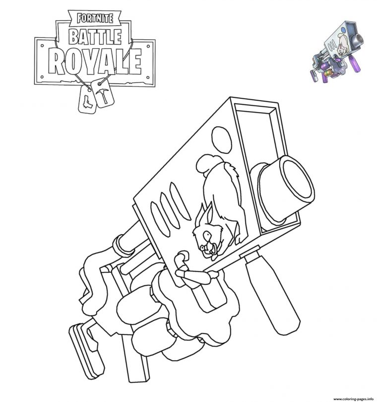 Fortnite Egg Launcher Coloring Pages Printable encequiconcerne Dessin A Imprimer De Fortnite