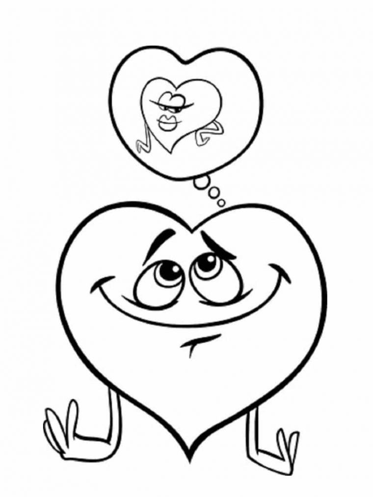 Frais Coloriage Coeur Saint Valentin A Imprimer | Haut à Dessin A Numacro St Valentin A Imprimer