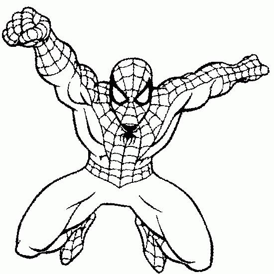 Free Printable Easy Spiderman Coloring Pages serapportantà Spiderman Noir Coloring