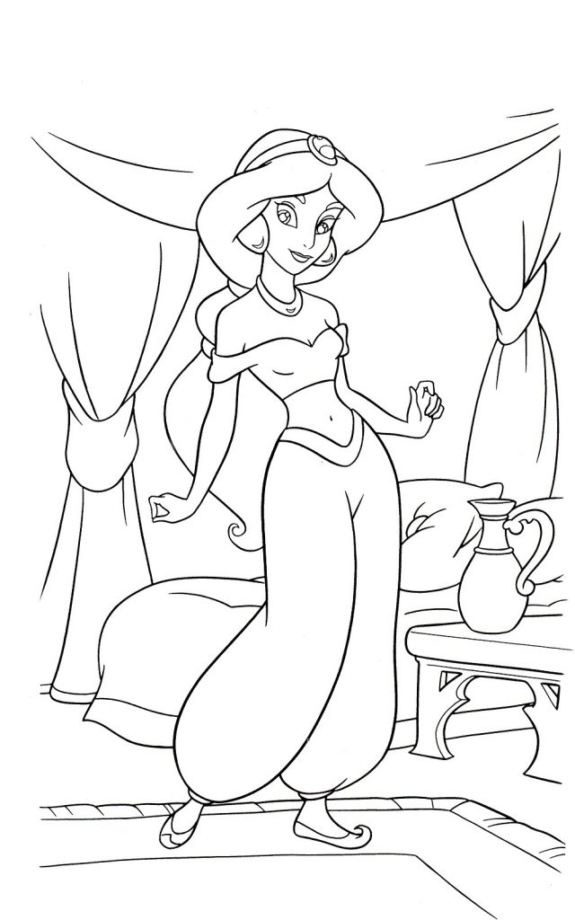 Free Printable Jasmine Coloring Pages For Kids – Best tout Greatestcoloringbook