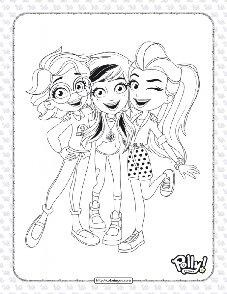 polly pocket coloring pages polly pocket coloring pages
