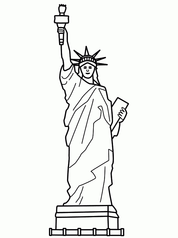 Free Printable Statue Of Liberty Coloring Pages For Kids pour Desin De Statue De La Liberte Free Printable Statue Of Liberty Coloring Pages For Kids pour Desin De Statue De La Liberte