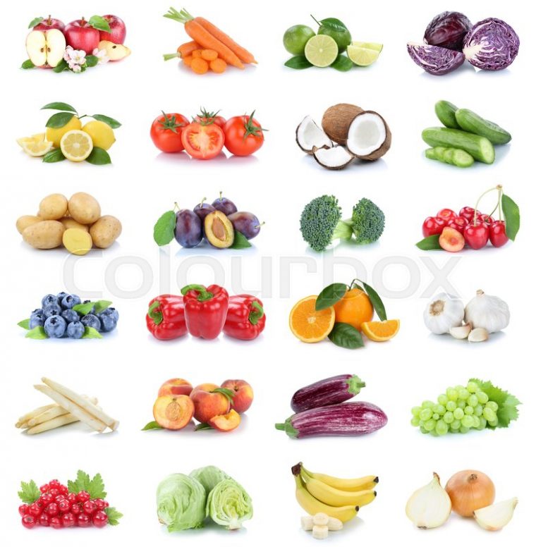 Früchte, Lebensmittel, Freigestellt | Stockfoto | Colourbox avec Frauchte Mit Y