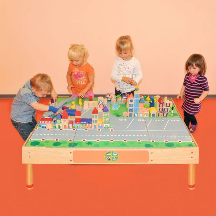 Großer Stadt-Spiel-Tisch, W-81032 | Spiele Für Kinder serapportantà Wl Versand Kindergarten