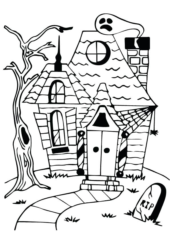 Haunted House Coloring Pages At Getcolorings | Free à Luigi'S Mansion 2 Coloring Pages