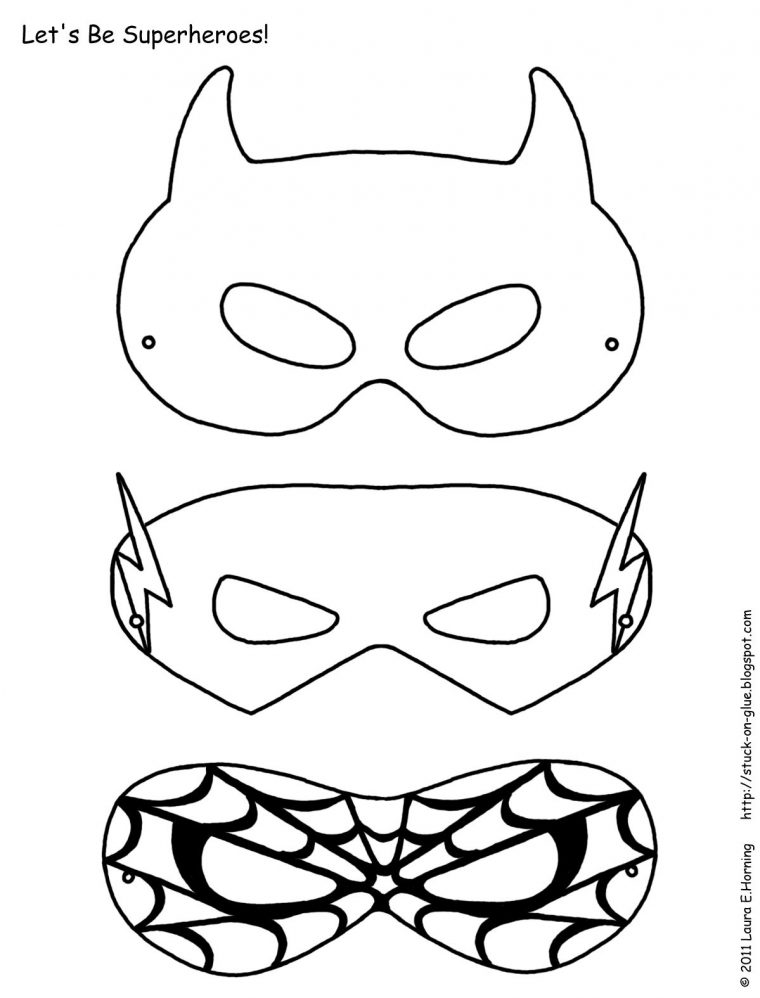 Hero Crafts, Superhero Mask Template, Superhero Masks dedans Images Masques Super Heros A Imprimer