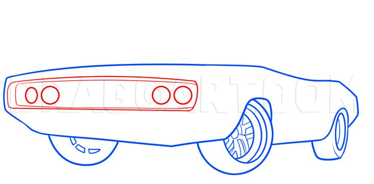 How To Draw The Fast And Furious, 1970 Dodge Charger By à Coloriage Dodge Charger