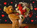 I Love You Cute Teddy Bear Valentine'S Day Card Greetings serapportantà Nounours Love You