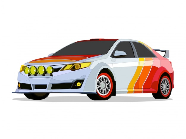 Illustration Détaillée De Voiture Dessin Animé Vector destiné Voiture Bebe Dessin Anime