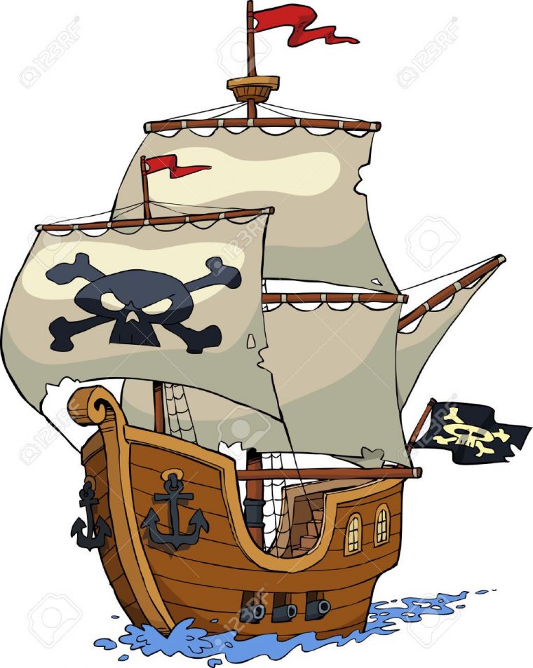 Image Result For Pirate Ship Cartoon Background | Pirate concernant Plan Bateau Pirate Carton