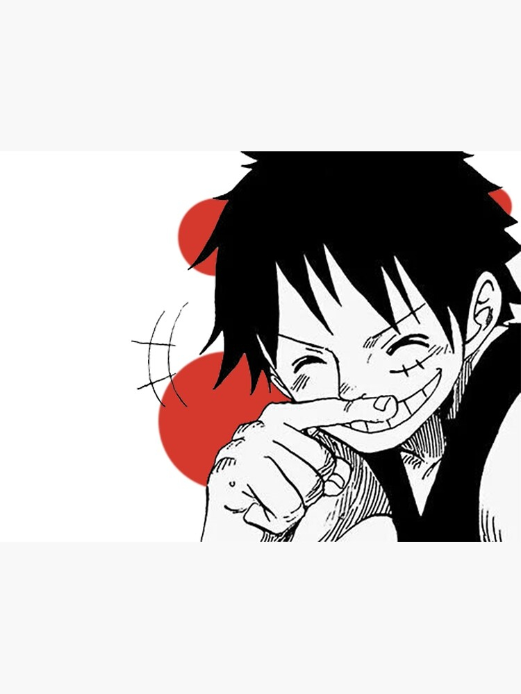 Impression Photo « Luffy One Piece Manga Noir Et Blanc dedans Dessin Luffy Facile