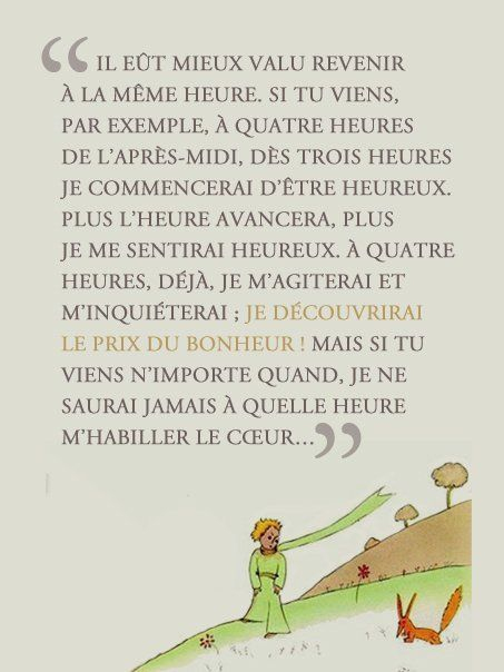 « Je Découvrirai Le Prix Du Bonheur… Dit Le &quot;Le Petit à Le Petit Prince Mots Croises
