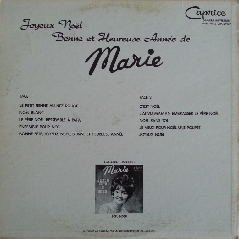 Joyeux Noël Bonne Et Heureuse Année (1970) | Marie King à Misuquejoyeux Noel Joyeux Noël Bonne Et Heureuse Année (1970) | Marie King à Misuquejoyeux Noel