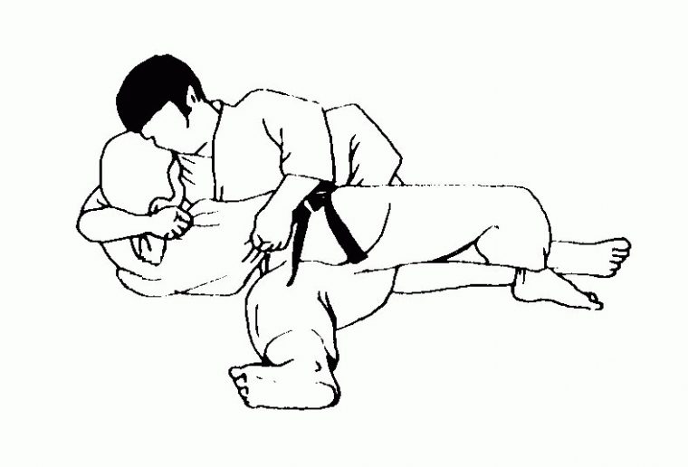 Judo – Hon_Gesa_Gatame intérieur Le Torus A Imprimer