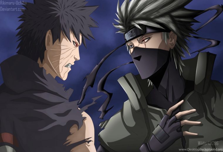 Kakashi And Obito Wallpapers – Wallpaper Cave à Naruto Et Kakashi